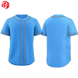 Jersey de béisbol de manga corta para hombre de la mejor calidad, ropa deportiva transpirable de secado rápido, Jersey de moda para entrenamiento de equipo en blanco - Product Image 5