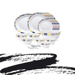 Ménage Mélamine Dîner Ensemble 16 Designer Dîner Opalware Ensemble Pour Vente À Prix de Gros - Product Image 1