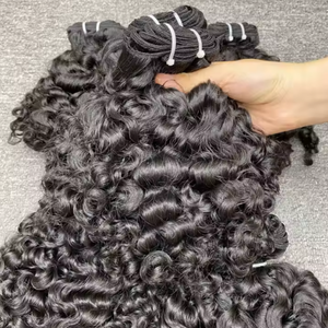 Extensions de cheveux crus bouclés birmans du fabricant vietnamien de haute qualité OEM longueur cheveux professionnels de couleur claire-en vente maintenant - Product Image 2