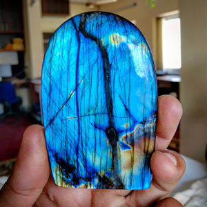 คริสตัลหินอัญมณีควอตซ์ลาบราดอไรต์ธรรมชาติรูปทรงสวยงามตกแต่งบ้านและคริสตัลบำบัด - Product Image 3