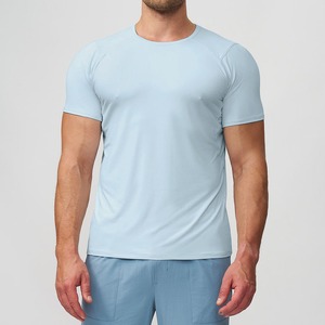 T-shirt à manches courtes pour homme de qualité supérieure, col rond, 100% coton, coupe décontractée, respirant, noir, Camiseta pour un usage quotidien décontracté - Product Image 3