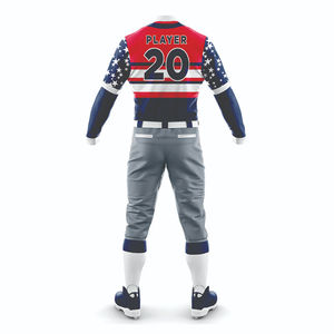 2025 personalizado 100% poliéster béisbol y softbol ropa deportiva fabricante de venta al por mayor uniformes para adultos - Product Image 1