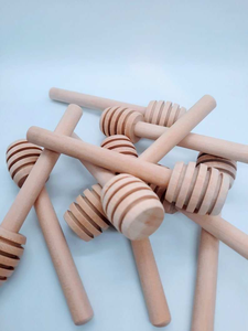 ost Selling Handmade Wooden Honey Dipper for Serving Raw Honey from Jar to <b>Dishes</b> Eco-Friendly Tool Available in Bulk Quantity - Product Image 2