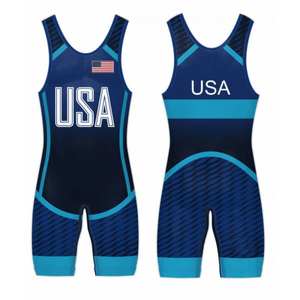 Kivotech Vente en gros d'uniformes de lutte de haute qualité, uniformes professionnels de musculation, justaucorps de lutte pour hommes en sublimation - Product Image 4