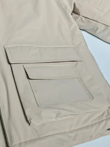 Chaqueta Acolchada de Lona Transpirable con Lentejuelas para Mujer, Estilo Moderno, Manga Larga, Cuello Redondo, Bolsillos Delanteros, Brillante y Elegante - Product Image 4