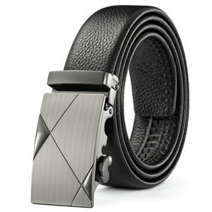 Ceinture de luxe en cuir véritable pour hommes, longueur personnalisée, style tendance de haute qualité avec boucle ardillon pour jeans, ceintures en gros - Product Image 6