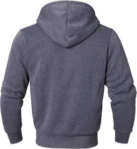 เสื้อมีฮู้ดโอเวอร์ไซส์ผ้าฝ้าย100% สีพื้น - Product Image 6