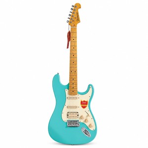 Chitarra Elettrica Bullfighter D-120 Turchese HSS con Corpo in Pioppo e Manico in Acero <span class=keywords><strong>Verde</strong></span> Schiuma di Mare - Product Image 3