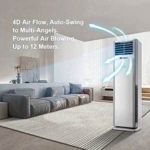 Gree อินเวอร์เตอร์ทำความร้อนและความเย็นหลายแยกกลาง VRF 12000 AC 36000 24000 48000แอร์ BTU