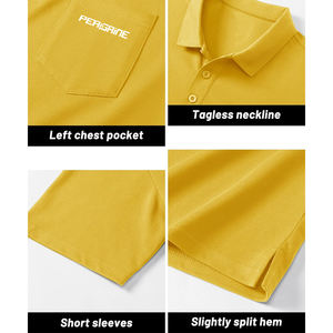 Respirant dernière mode hommes Polo t-shirt avec manches courtes/haute qualité Logo personnalisé impression coton matériel hommes Polo - Product Image 4