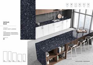 Azulejos de porcelana brillante 1200x3200 | Tamaño personalizado 800x2400 | Azulejos de calidad de exportación de suelo de pared Premium de gran formato - Product Image 6