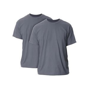 เสื้อยืดคอกลมผู้ชายลำลอง ผ้าฝ้าย 100% ระบายอากาศ แห้งเร็ว คุณภาพพรีเมียม แขนสั้น น้ำหนัก 220 กรัม ผ้าถักเนื้อนุ่ม - Product Image 4