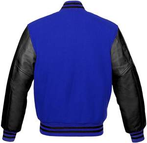 Chaquetas universitarias para hombre con cuello alto liso, venta al por mayor, chaquetas de mujer en blanco, chaqueta de béisbol universitaria para hombre - Product Image 4