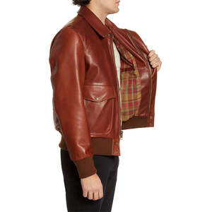 Chaqueta de Cuero Elegante para Hombre, Diseñada para Comodidad, Atuendos Versátiles, Moda Urbana y Combinación de Capas por Temporada - Product Image 4