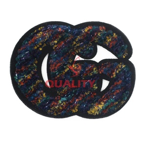 Wholesale Chenille Embroidery Patches Logo Clothing Hot Sale High Quality Embroidered Chenille Patches Your Own Requirements - Product Image 1