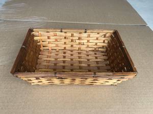 <b>Black</b> Color Best Selling Bamboo Gift <b>Storage</b> <b>Basket</b> Weaving <b>Basket</b> Bamboo Hand-Woven Bamboo <b>Basket</b> for Home <b>Storage</b> Handicraft - Product Image 3