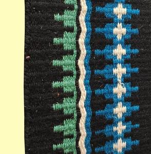 Manta de lana multicolor para silla de montar estilo western de Nueva Zelanda de ASHMIRA EQUESTRIAN para equitación - Calidad extrema, precio mayorista - Product Image 2