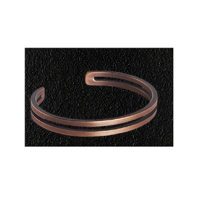 2025 gente africana nuevo indio hecho a mano Halloween cobre texturizado brazalete para mujer pulsera hecha a mano de cobre - Product Image 3