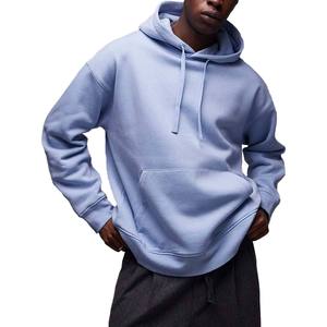 Sudadera con capucha de gran tamaño para hombre hecha a medida, logotipo personalizado impreso francés Terry Fleece Drop Shoulder prenda teñida de alta calidad - Product Image 6