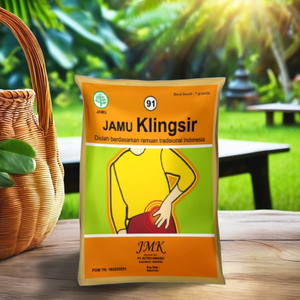 Bebida Herbal Auténtica de Indonesia JMK 100% Natural, 7gr Klingsir, Hecha con Hierbas Seleccionadas para Aliviar el Dolor Lumbar - Product Image 1