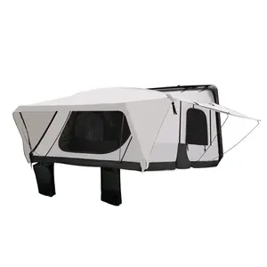 Tienda de techo para acampar al aire libre, a prueba de lluvia y Protector solar-Gran espacio, fácil instalación, adecuada para 2-3 personas