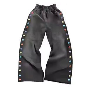 Nouveau style personnalisé de survêtement en strass pour hommes vêtements de rue respirant pour hommes survêtement en strass pour hommes offre spéciale - Product Image 4