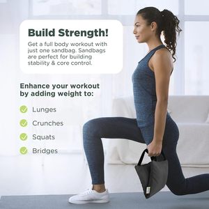 BALANCE Pro Yoga sandbag ออกแบบมาให้มีที่จับสองอันเพื่อเพิ่มความมั่นคงและความแข็งแรง - Product Image 2