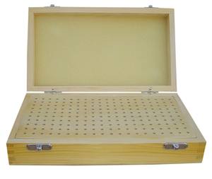 Caja de Madera de Alta Calidad para Herramientas de Joyería, 200 Agujeros, Venta al por Mayor, Precio Más Bajo, el Mejor Producto para Herramientas de Joyería - Product Image 2
