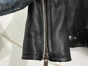 Chaqueta de Cuero Genuino Harley con Logo Bordado en 3D Hecha a Medida para Hombre, Mangas Convertibles, Forro Extraíble, Anti-UV - Product Image 6