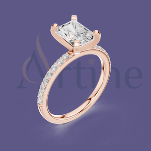 Anillo de cadena de moda 10K para niñas - Product Image 1