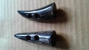 กระดุมเปิดปิดลายเขาควายทำด้วยมือทำจากธรรมชาติปลายทั้งหมดแบบเรียบง่ายสำหรับเสื้อโค้ทแจ็คเก็ตเสื้อคลุมคาร์ดิแกนเย็บใช้ฝีมือ - Product Image 4