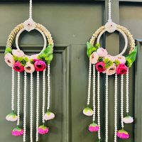 Handgefertigter Traditioneller Stoff-Metall Art Deco Teelichthalter Mehrfarbige Kunst Heimdekoration Stilvolle Diwali-Event-Geburtstags-Dekoration