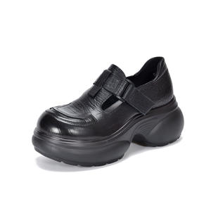 Bottes élégantes en cuir à bout pointu pour femmes, talon aiguille, hauteur genou, bottes habillées décontractées pour femmes, bottines plates en cuir pour femmes - Product Image 4