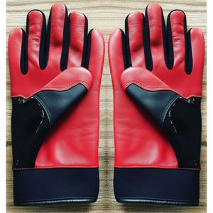 Guantes de Bateo de Béisbol de Estilo Profesional KANDARI SPORTS, Suministro de Fábrica, 100% Cuero Cabretta Premium, Cierre de Gancho y Bucle - Product Image 2