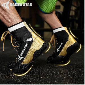 Chaussures de boxe DAIZEN STAR INTERNATIONAL durables, légères, à lacets, antidérapantes, respirantes, toutes saisons, avec adhérence flexible - Product Image 2