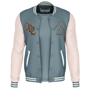 Veste universitaire personnalisée de haute qualité pour hommes, patchs de broderie en chenille en cuir noir véritable, style Letterman à la mode, hiver - Product Image 1