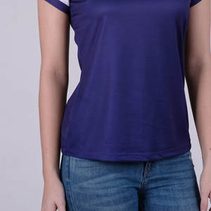 Camiseta de sublimación de alta calidad para mujer, producto de tendencia superior, camiseta de sublimación con cuello redondo estampada de manga corta para mujer - Product Image 4