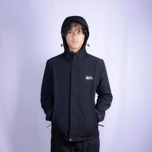 Veste d'été à coque dure résistant à l'eau coupe-vent Fitness caractéristiques fermeture à glissière support Nylon/Polyester conception d'impression d'hiver - Product Image 4