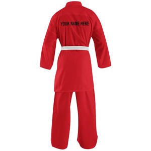 Uniforme de karate de secado rápido con logotipo bordado impermeable para competición Judo Dobok ligero estampado personalizado OEM para mujer - Product Image 3