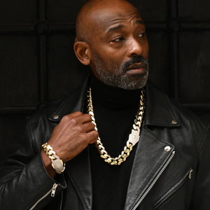 Collier chaîne en or massif jaune plaqué or véritable Collier chaîne à maillons en or et diamant pour bijoux de mode pour hommes - Product Image 4