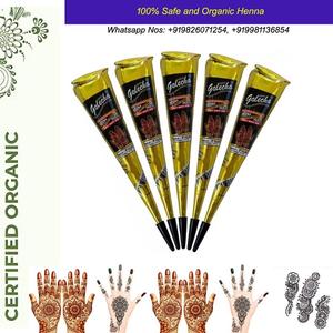 Crème de coloration semi-permanente sûre non allergique | Couleur longue durée sans ammoniaque pour mariée et festival Mehndi - Product Image 2