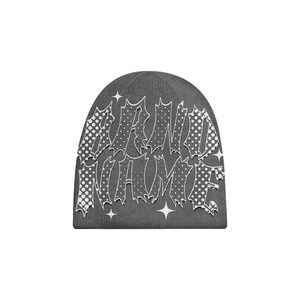 Venta caliente Jacquard Beanie Hat Rhinestone Accent, tejido de alta calidad - Product Image 2