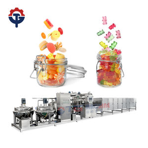 Équipement de fabrication de bonbons mous contrôlé par PLC automatique avancé Gommes vitaminées fonctionnelles végétaliennes sans sucre État neuf - Product Image 1