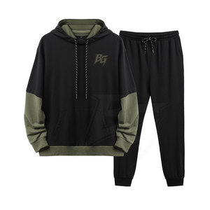 Conjunto Deportivo de Invierno para Hombre de Alta Calidad, con Capucha, Informal, Sólido, Cómodo, para Gimnasio, Entrenamiento, Fútbol, Actividades al Aire Libre - Product Image 2
