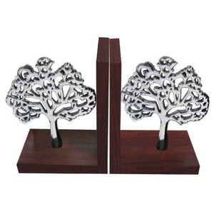 Sujetalibros estilo Elefante en aluminio Metal artesanía hogar decorativo sujetalibros de India proveedor sujetalibros - Product Image 2