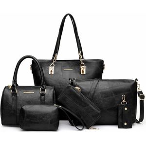 Modern Genuine Cowhide Ladies <b>Tote</b> <b>Bag</b> Collection <b>Shoulder</b> Handbag Crossbody Clutch Wallet Cosmetic Pouch Full Set - Product Image 4