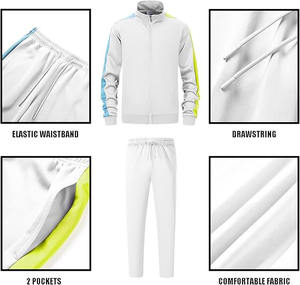 ชุดวิ่งออกกำลังกายแบบกำหนดเองชุดออกกำลังกายวิ่งออกกำลังกายแบบซิปมีฮู้ดสำหรับผู้ชายชุดวิ่งออกกำลังกายวิ่งออกกำลังกายแบบกำหนดเองได้ - Product Image 5