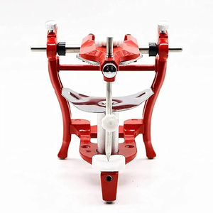 Articulateur dentaire manuel réglable, arche faciale chromée, équipement de laboratoire dentaire, acier inoxydable, poignée ergonomique, CE - Product Image 4