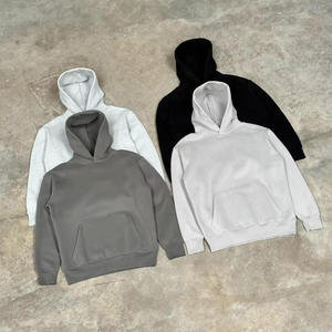 Sudadera con Capucha Corta para Hombre, de Invierno, Estilo Vintage, de Felpa Francesa Gruesa, 100% Algodón, con Logotipo Personalizado del Fabricante al por Mayor - Product Image 1