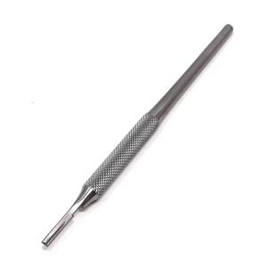 Manche de scalpel chirurgical médical en acier inoxydable réutilisable, instrument de coupe pour chirurgie orthopédique, vétérinaire et générale - Product Image 2